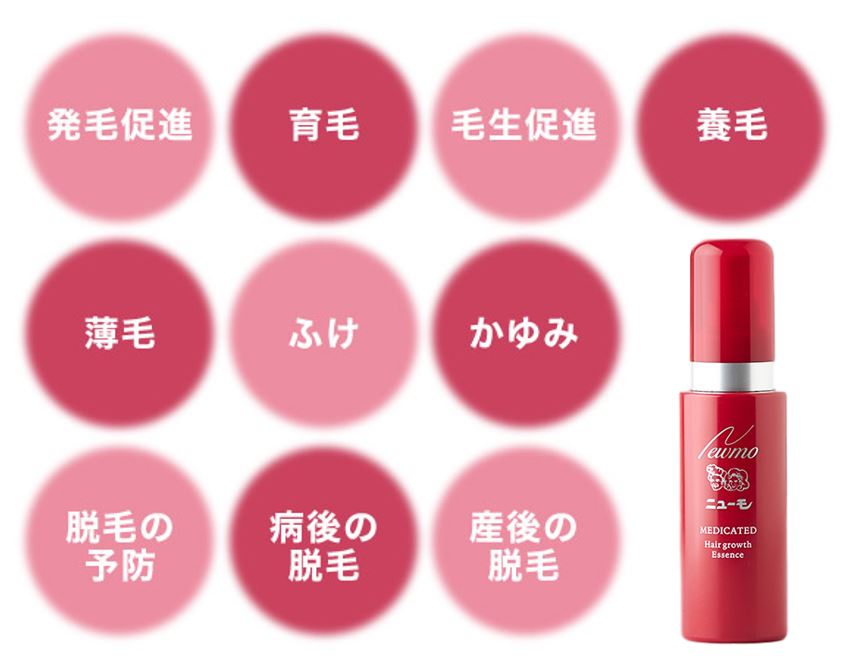 ニューモ女性用育毛剤の効果