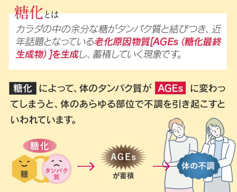 リゲイントリプルフォースの成分と糖化について